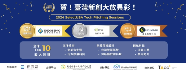 TAcc+ 帶領新創國家隊在 2024 SelectUSA 表現優異