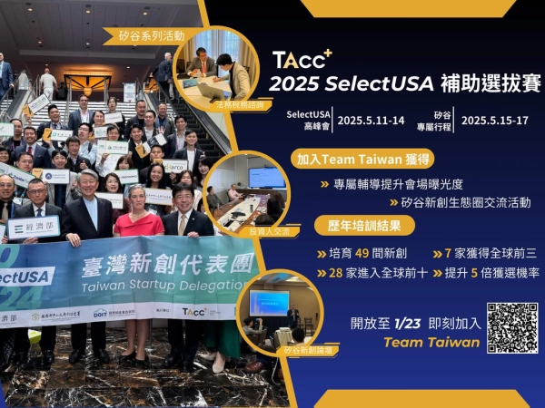 【2025 SelectUSA 補助選拔賽｜進入美國市場的黃金曝光機會🔥】