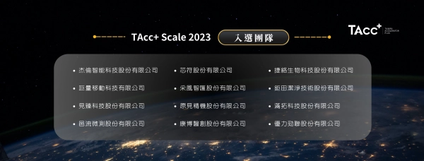 TAcc+ Scale 2023 入選公告